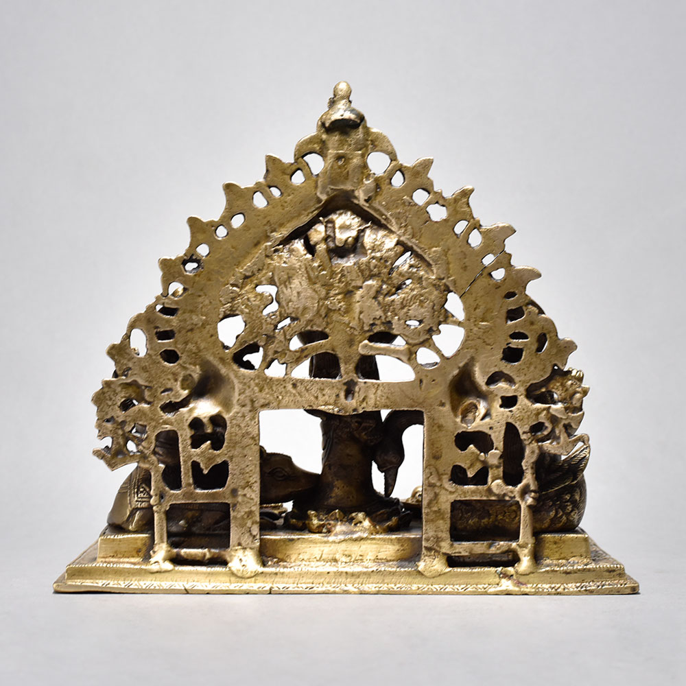 Fine Art Lord Ganesha Lakshmi and Saraswati Brass Figurine