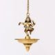 Brass Lord Ganesha With Hanging Lamp Or Diya