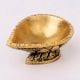 Brass Single Wick Traditional Brass Oil Diya For Mandir