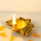Brass Lotus Flower Oil Diya Lamp Festival Decoration