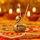 Tribal Brass Swan Incense Holder