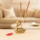 Tribal Brass Swan Incense Holder