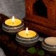 Handmade Tea Light Holder Made of Premium Ceramic in Set of 4
