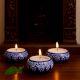 4 Pieces Decorative Flower Modern Tea Light Holder