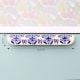 Blue Leaf Floral Ceramic Drawer Handle (Large Size)