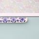 Blue Leaf Floral Ceramic Drawer Handle (Large Size)