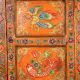Handmade Wooden Box with Hand-Painted Bird & Fish Motifs