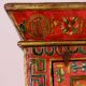 Handmade Wooden Box with Hand-Painted Deity Artwork
