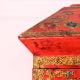 Handmade Red Wooden Box with Buddha & Dragon Motifs | Hand-Painted Storage Chest