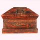 Handmade Wooden Box with Dragon & Buddha Motifs | Hand-Painted Storage Chest