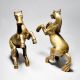 Pair of Standing Horses Figurine - Unique Home Decor