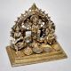 Fine Art Lord Ganesha Lakshmi and Saraswati Brass Figurine