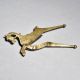 Vintage Horse Handle Brass Nut Cutter