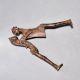 Brass Nut Cutter with Long Handles and Human Figure