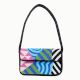 Luxury Handmade Colorful Beaded Shoulder Bag Geometric Abstract Pattern Purse
