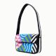 Luxury Handmade Colorful Beaded Shoulder Bag Geometric Abstract Pattern Purse
