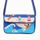 Luxury Handmade Beaded Shoulder Bag Beach Scene Summer Pattern Purse
