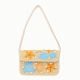 Luxury Colorful Beaded Shoulder Bag with Seashell & Starfish Design