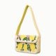 Handmade Beaded Shoulder Bag Lemon Fruit Design Summer Tote Purse for Women