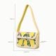 Handmade Beaded Shoulder Bag Lemon Fruit Design Summer Tote Purse for Women