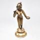 Vintage Brass Hindu Goddess Radha Standing Statue