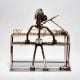 Vintage Modern Art Piano Player Statue