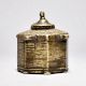 Vintage Brass Ink Pot with Lid
