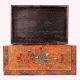 Decorative Wooden Storage Box with Ethnic Handcrafted Design