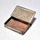 Vintage Embossed Brass Cigarette Box