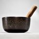 Buddha Floral Carved Tibetan Singing Om Bowl with Wooden Striker