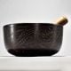 Om Carved Tibetan Singing Om Bowl with Wooden Striker