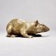 Brass Rat Figurine with Long Tail