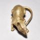 Brass Rat Figurine with Long Tail