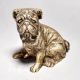 Brass Pug Dog Sitting Sculpture