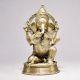 Tribal Art Lord Ganesha with Rat Figurine