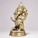 Tribal Art Lord Ganesha with Rat Figurine