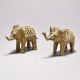 Unique Tribal Art Elephant Pair small size