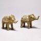 Unique Tribal Art Elephant Pair small size
