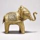 Tribal Art Elephant Figurine with Jali Work