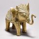 Tribal Art Elephant Figurine with Jali Work