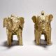 Handcrafted Elephant Figurines Dhokra Art Home Decor (Set of 2)