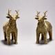 Handmade Metal Dhokra Deer Statue in Pair