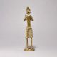Standing Tribal Woman Reading Book Figurine