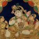 Lord Krishna Tanjore Painting with Rich Gold Embellishments