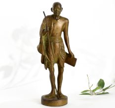 Antique Sage Brass Statue for Home Decoration