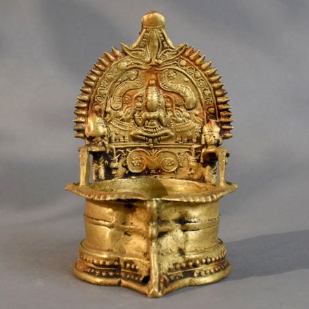 Vintage Brass South Indian Handmade Pooja Diya