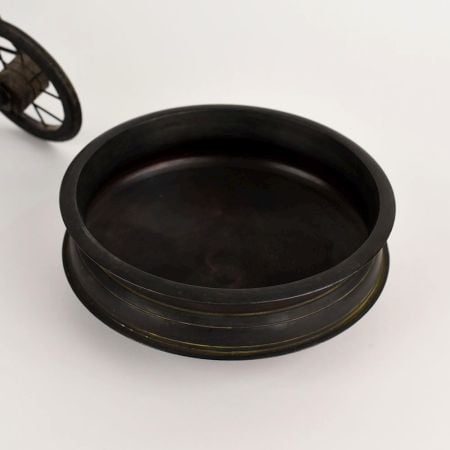 Heritage Flower Brass Urli for Decoration