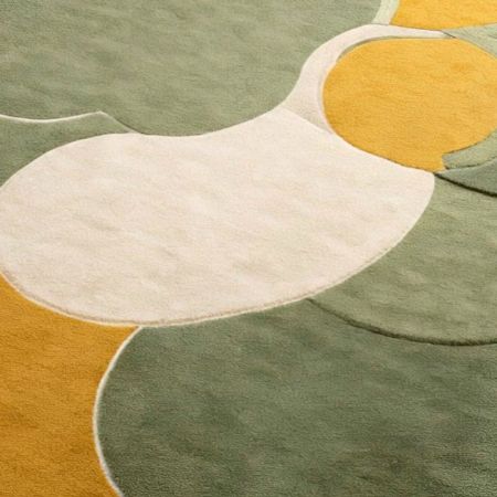 Handtufted Soft Clover Wool Rug