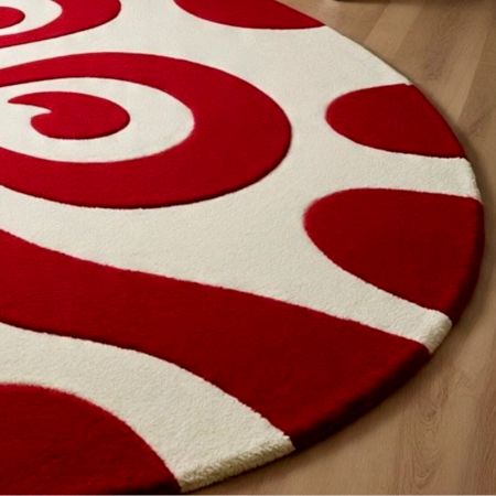 Handtufted Cherry Swirl Nursery Wool Rug