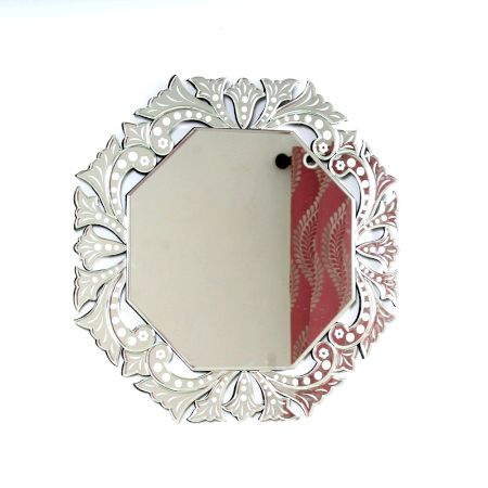 Floral Octagon Grace Mirror
